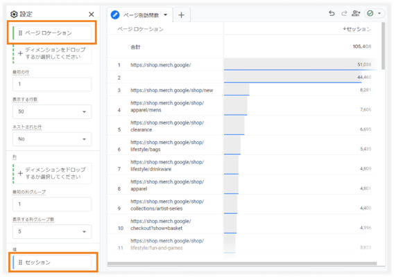 ページ別訪問数をGA4で再現する方法